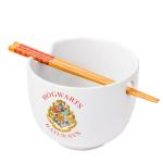 Harry Potter House Crest Ramen Bowl with Chopsticks