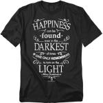 Dumbledore Happiness Quote T-Shirt and Stickers