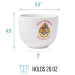 Harry Potter House Crest Ramen Bowl with Chopsticks
