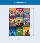 Harry Potter Book Cover Collage 500-Piece Puzzle