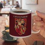 Gryffindor Stained Glass Ceramic Coffee Mug