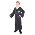 Harry Potter And The Deathly Hallows Costume, Child's Robe With Slytherin Emblem Costume, Medium