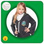 Harry Potter And The Deathly Hallows Costume, Child's Robe With Slytherin Emblem Costume, Medium