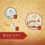 Unique Harry Potter Party Supplies | Plates Combo | Serves 8 | Officially Licensed | Plates | Wizard Theme Dinner & Dessert Plates For Birthday Parties, Snack Tables, Kids Events, Easy Cleanup
