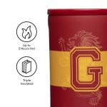 Corkcicle Harry Potter Coffee Mug - Stainless Steel Insulated Cup With Lid For Tea & Coffee - Non-Slip Silicone Base - Durable Travel Mug - Dishwasher Safe - BPA Free - Easy Grip - 16 oz - Gryffindor
