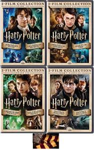 Harry Potter Complete 8 Movie Collection Years 1-7 DVD Set Includes Glossy Print Harry Potter Art Card