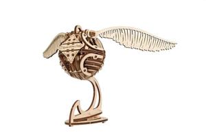 UGEARS Wooden 3D Puzzles for Adults - Harry Potter Golden Snitch Model Building Kits - DIY Crafts 3D Puzzle Harry Potter Puzzle Set - 3D Model Kits for Adults - 120 Pcs