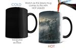 Morphing Mugs Hogwarts Legacy Official Artwork – Wizarding World of Harry Potter - One 11 oz Color Changing Ceramic Mug – Image Revealed When HOT Liquid Is Added!
