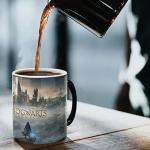 Morphing Mugs Hogwarts Legacy Official Artwork – Wizarding World of Harry Potter - One 11 oz Color Changing Ceramic Mug – Image Revealed When HOT Liquid Is Added!