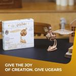 UGEARS Wooden 3D Puzzles for Adults - Harry Potter Golden Snitch Model Building Kits - DIY Crafts 3D Puzzle Harry Potter Puzzle Set - 3D Model Kits for Adults - 120 Pcs