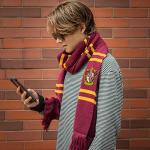 Cinereplicas Harry Potter - Scarf Deluxe Gryffindor - Official License