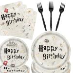 200 Magical Wizard Party Plates and Supplies