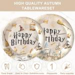 120 Pcs Harry Potter Wizard Party Supplies Set