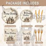 Magical Wizard Party Supplies Set for 20 Guests