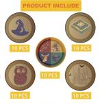 50 Magical Wizard School Party Paper Plates