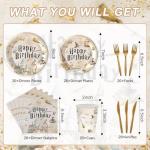 120 Pcs Harry Potter Wizard Party Supplies Set