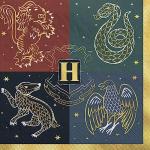Hogwarts United Harry Potter Party Napkins - 16 Pack