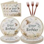 Magical Wizard Party Plates and Napkins Set