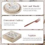 Magical Wizard Party Plates and Napkins Set