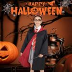 Women’s Wizard Costume with Robe, Headband, Tie