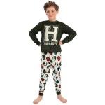 Hogwarts Boys Long Sleeve Pajama Set, Green