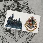 Harry Potter Hogwarts Logo Hoodie - Gray Small