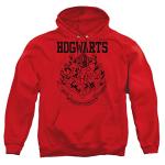 Harry Potter Hogwarts Logo Hoodie with Stickers