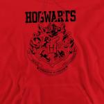 Harry Potter Hogwarts Logo Hoodie with Stickers