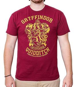Gryffindor Quidditch Team Adult T-Shirt in Burgundy