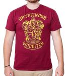 Gryffindor Quidditch Team Adult T-Shirt in Burgundy