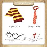 Harry Potter Wizard Costume with Complete Accessories Set