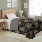 Harry Potter Hogwarts Quilted Throw Blanket, 60x80