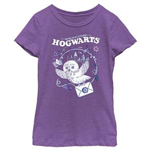 Harry Potter Owl T-Shirt for Girls - Berry
