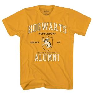 Hufflepuff Alumni Seeker Adult T-Shirt - Gold