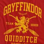 Gryffindor Quidditch Arch Adult T-Shirt, Red