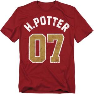 Harry Potter Quidditch Jersey Tee with Stickers