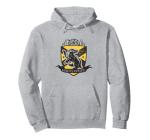Hufflepuff Quidditch Distressed Shield Hoodie