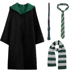 Wizard Costume Cosplay Set with Cloak and Accessories
