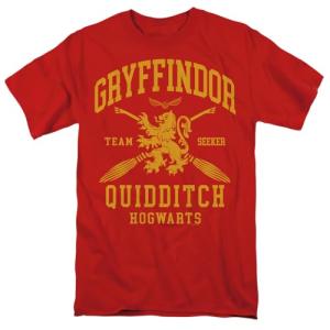 Gryffindor Quidditch T-Shirt for Adults, Red