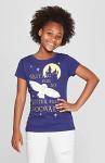 Hogwarts Letter Girls T-Shirt in Navy Blue