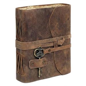 Vintage Leather Journal - Antique Harry Potter Style