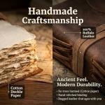 Vintage Leather Journal - Antique Harry Potter Style