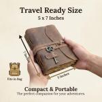 Vintage Leather Journal - Antique Harry Potter Style