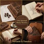 Vintage Leather Journal - Antique Harry Potter Style