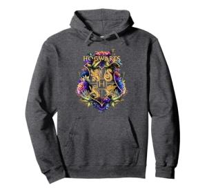 Harry Potter Hogwarts Floral Crest Hoodie