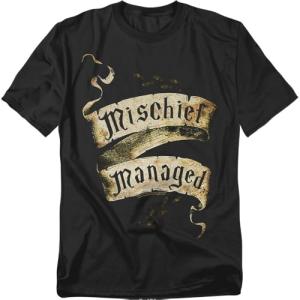 Mischief Managed Marauder's Map T-Shirt - Black