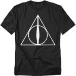 Harry Potter Deathly Hallows Symbol T-Shirt - Black