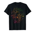 Hogwarts Rainbow Line Art T-Shirt