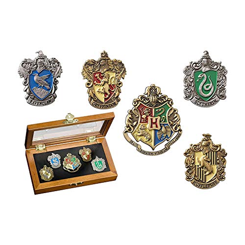 Hogwarts House Pin Badges Set - 5 Pins