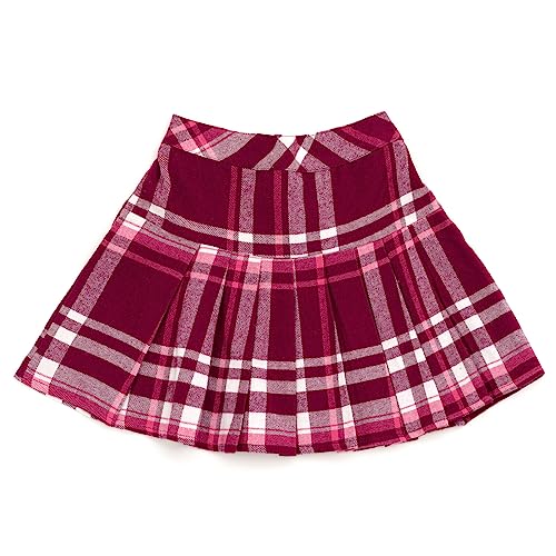 Harry Potter Girls' Fleece Sweatshirt & Plaid Skirt